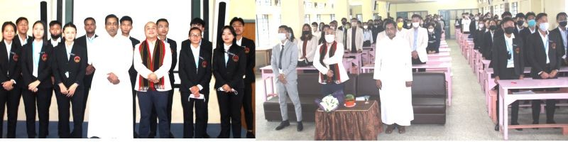 Attendees of the Don Bosco College, Kohima investiture ceremony for the students’ forum for the tenure of 2021 held on September 9. (Photo Courtesy: DBC Kohima)